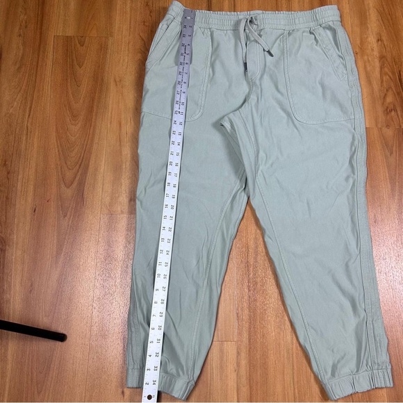 Athleta Women’s Utility Jogger Pants XL Sage Green Cotton Stretch Casual - Picture 14 of 14